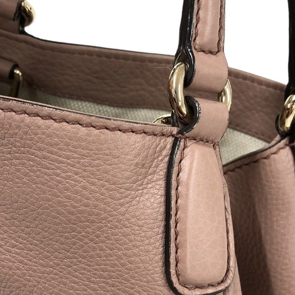 Gucci Interlocking G 2way Bag Leather Handbag Pink - Picture 8 of 12